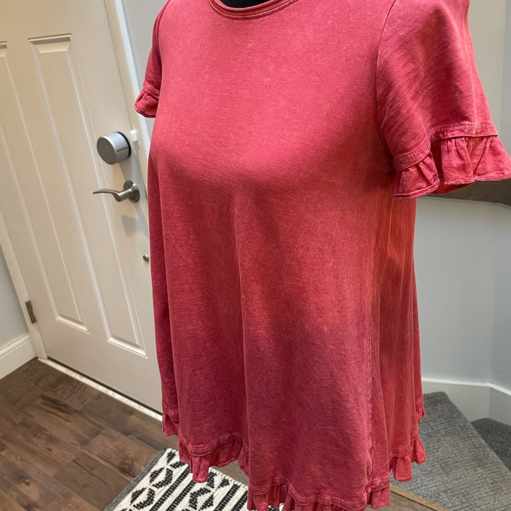 Altar’d State Ruffle Tee ❣️ - Picture 3 of 5